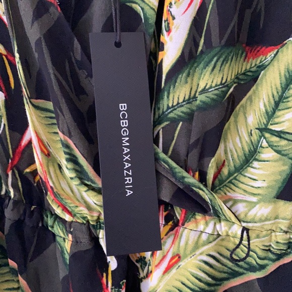 BCBGMAXAZRIA Tropical Print Romper - Picture 10 of 11